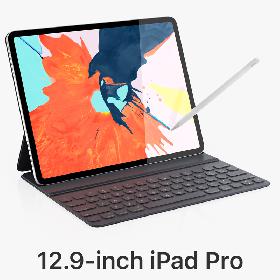 3D model Apple iPad Pro 12.9 inch 2018 and Keyboard Folio